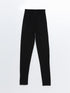 LC Waikiki Women's Straight Elastic Waist Underwear Tights